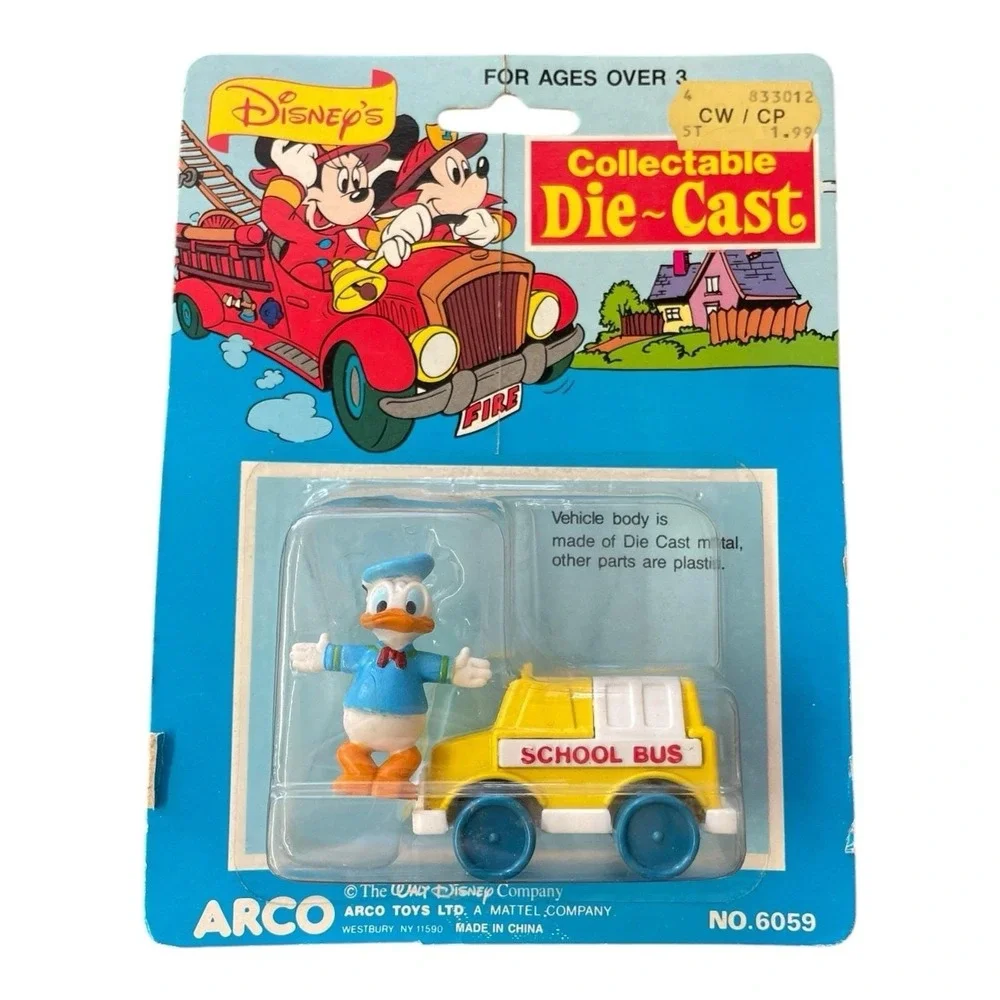 Donald‎ Duck School Bus Arco Collectable Die Cast